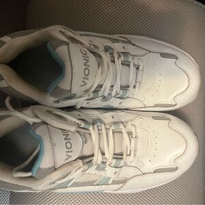 Vionic ladies White blue Gray Sneakers